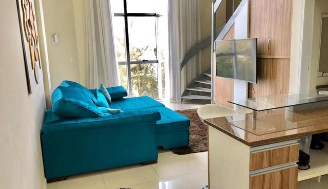 Saint Sebastian Flat 206 - Com Hidro! até 4 pessoas, Duplex, no centro