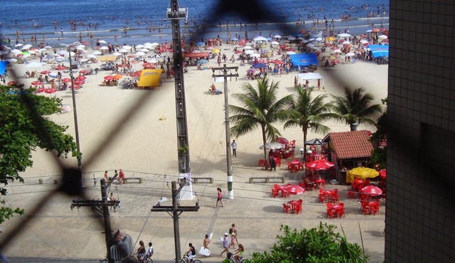 Saint Vincent in front of the beach