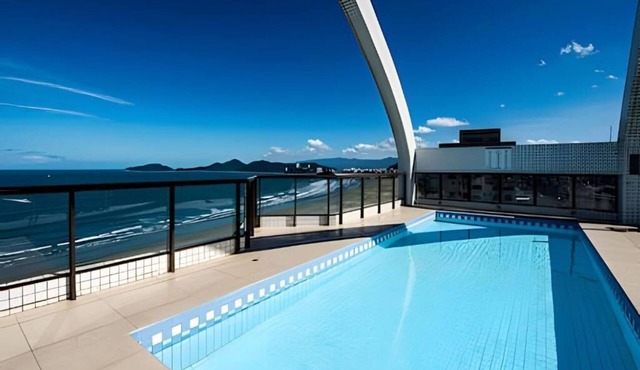 SHB -Santos Piscina Academia e Vista Mar