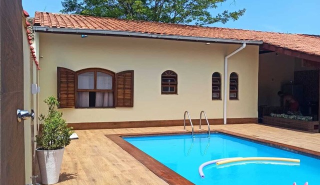 Shed with private access and private pool