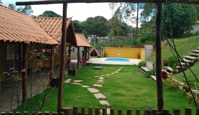 Sítio Vale do Guardião house with pool 15 minutes from the waterfalls