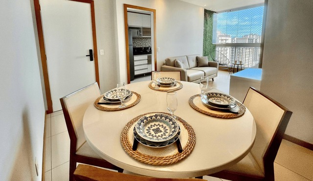 Sophisticated and strategic apartment in Itaparica Beach