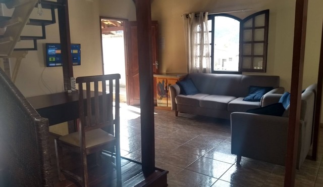 Spacious and cozy chalet/apartment on the 2nd and 3rd floors.