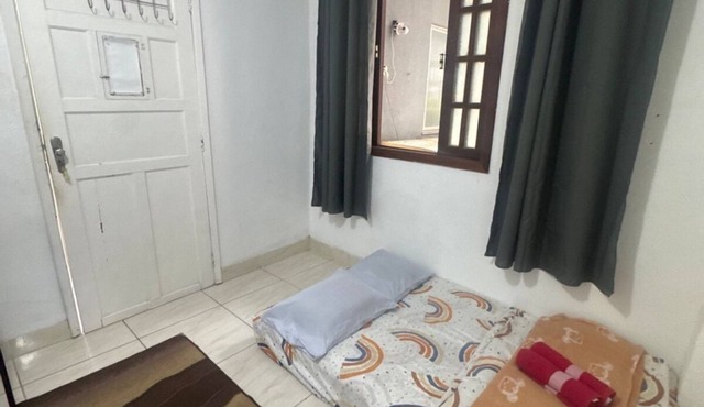 Standard room, for accommodation in the Parish in Jacarepaguá.