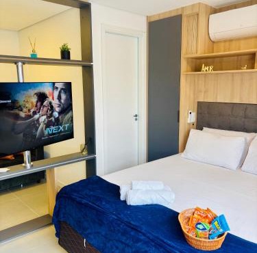 Studio 112 Luxuoso Cama Queen Ar Condicionado e Cozinha Completa