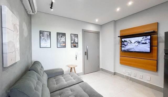 Studio Alto e Confortável para Toda Família