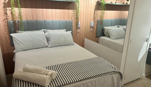 Studio apartment in Bela Vista, 400m from Paulista Avenue.