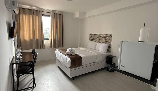 Studio apartment in the business center of São Paulo. Near Paulista Avenue and Faria Lima Avenue.