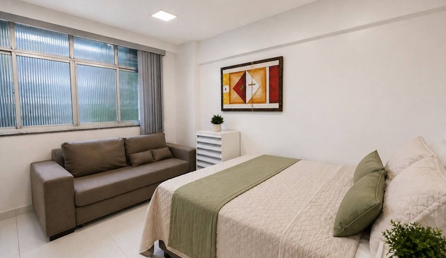 Studio apartment in the city center with Wi-Fi.