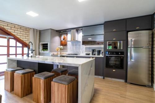 Studio com Piscina em Novo Hamburgo Pet Friendly