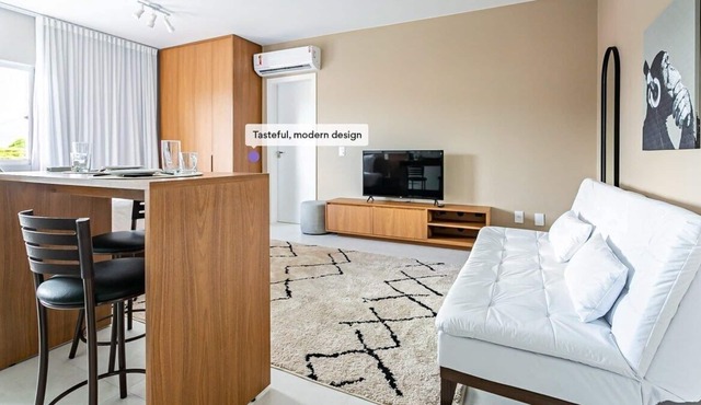 Studio completo a passos da praia | Ingleses in Florianópolis