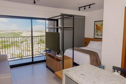 Studio Completo com Wi-Fi e Garagem