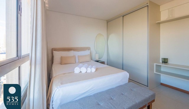 Studio in a condominium 400m from Farol da Barra.