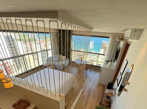 Studio Luxo com vista deslumbrante do mar
