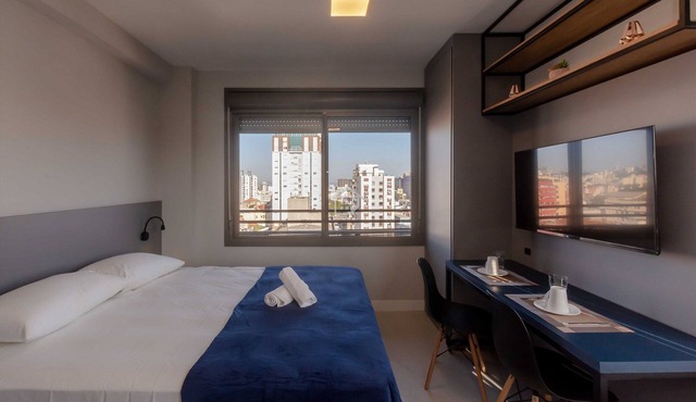 Studio Moderno com Vista para o Parque Farroupilha