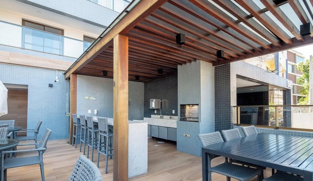 Studio Moderno em cond. c/piscina HFO0208