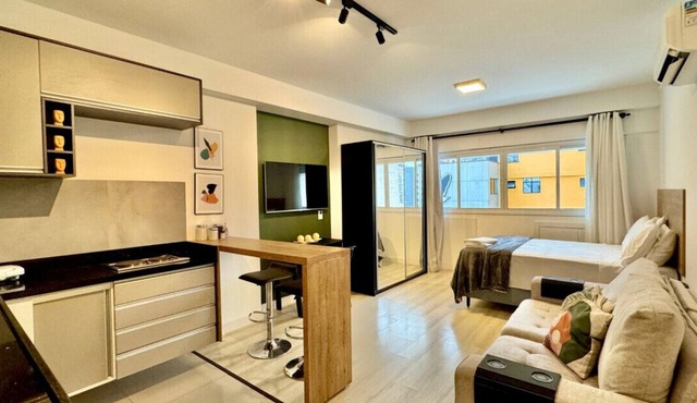 Studio no lifespace Curitiba batel, com garagem