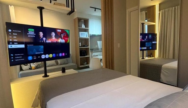 Studio Plus Portão - Sofisticação e Conforto - próx ao Shop Palladium - Hosp do Trabalhador - Col da PM