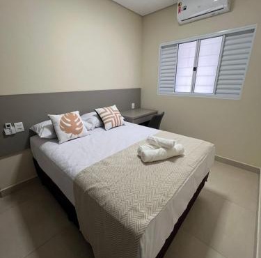 Studio Premium Araxá - Estacionamento Grátis, Ar-condicionado e Wi-Fi Rápido