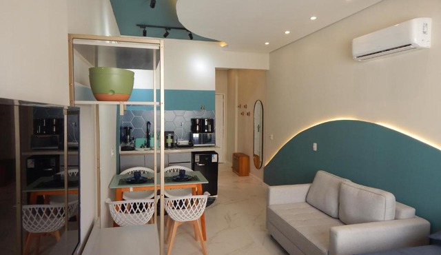 Studio Premium e sofisticado com lazer no Rooftop - Centro do Rio