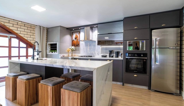 Studio with Pool, Stove, BBQ and Pet Friendly | Novo Hamburgo RS