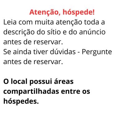 Suíte Premium Hidro Prox Serra do Cipó - Sítio Araras Cipó