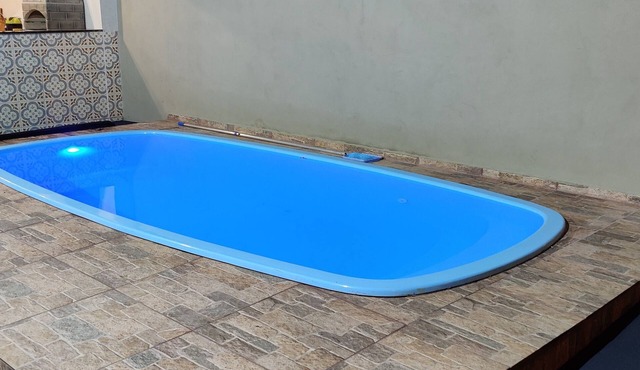 Swimming pool with heating temp 30º to 34º, Air Cond. WiFi, New House