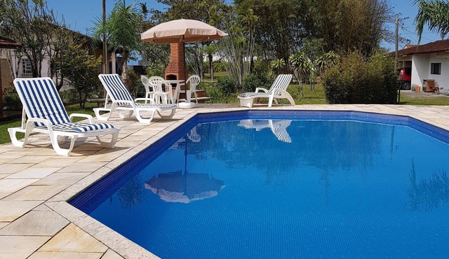 Tranquil property facing the sea, located on Praia Grande beach.