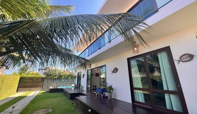Two bedroom beach house rental. Walking distance from the beach.