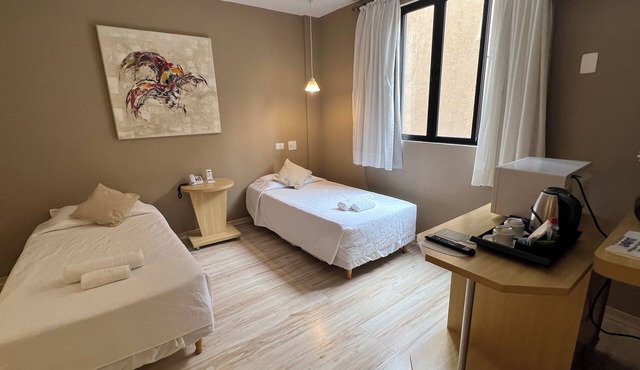 Two Downtown Executive Double Twin Room for Relaxing Stays and Urban Exploration