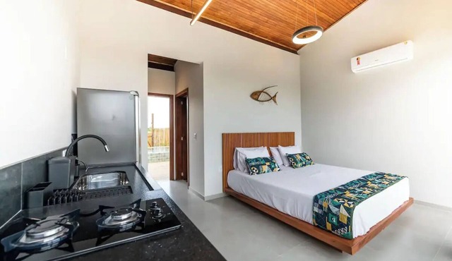 Vila Gema Casa Emeralda com piscina 2 pessos em Barra Grande