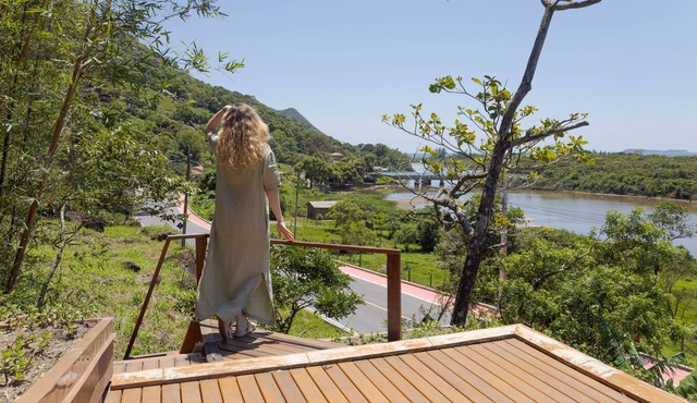 Villa Serena Ecolodges Manacá house at Siriú beach, river, lake, dunes, mountain