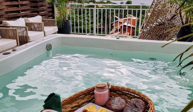 Villa Verde Bangalô: Encantado com Jacuzzi