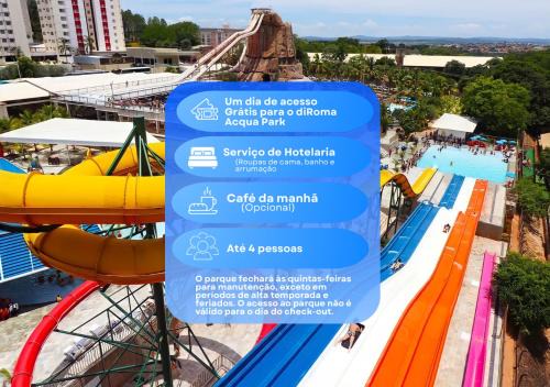 Villas diRoma com um dia no Acqua Park, Splash e Slide