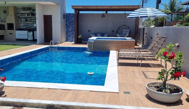 Wonderful house in Barra de Jacuipe, where the river meets the sea