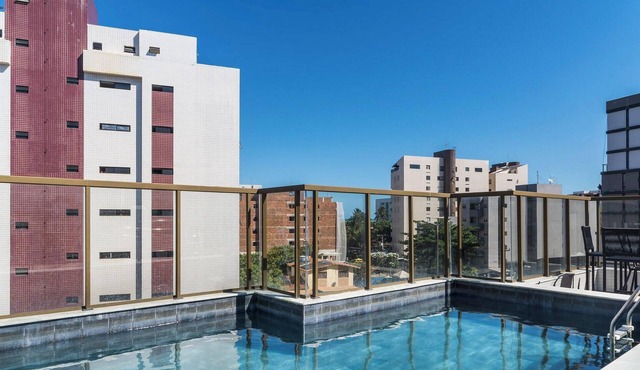 Your Stay 350m From the Beach in a Building With a Pool in the Best Location in Cabedelo-pb Ptas